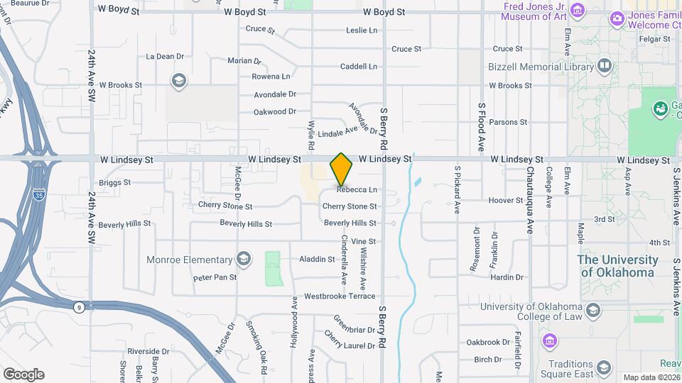 1402 Rebecca Ln Map and Location Details