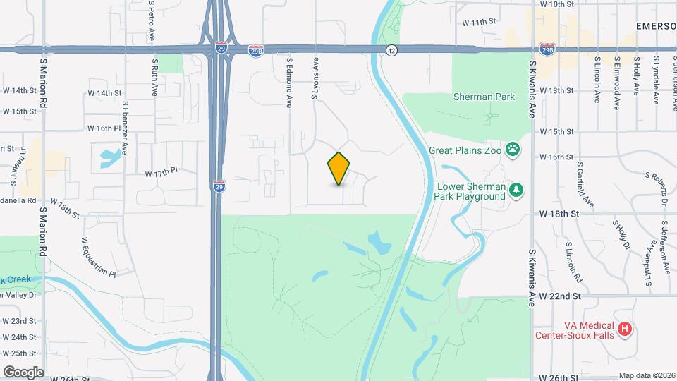 911 S Colleen Ln Map and Location Details