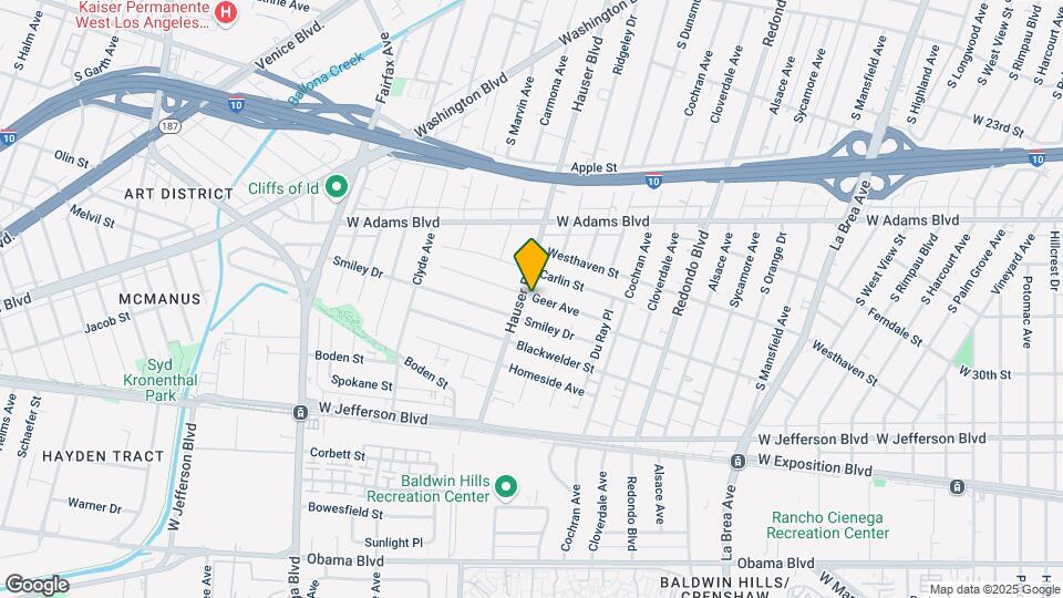 5464 Geer Ave Map and Location Details