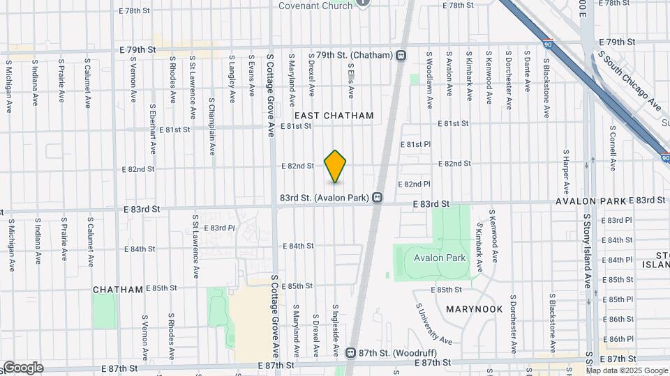 8235 S Ingleside Ave Map and Location Details