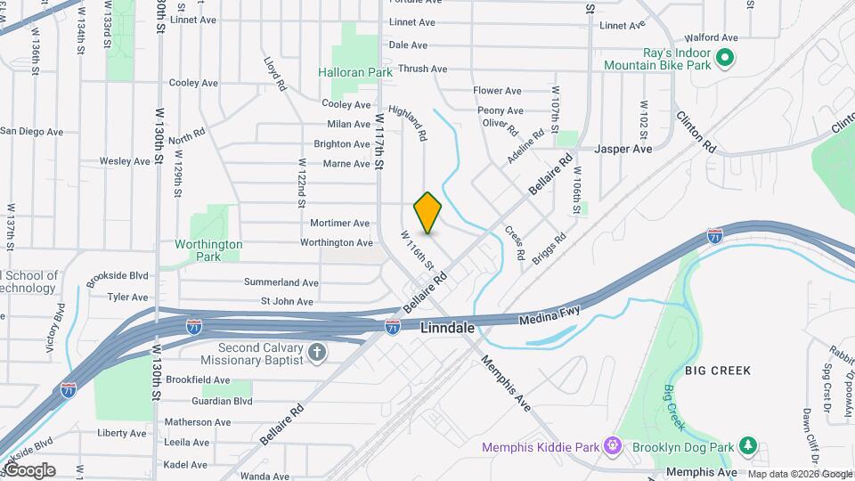 3818 Highland Rd Map and Location Details