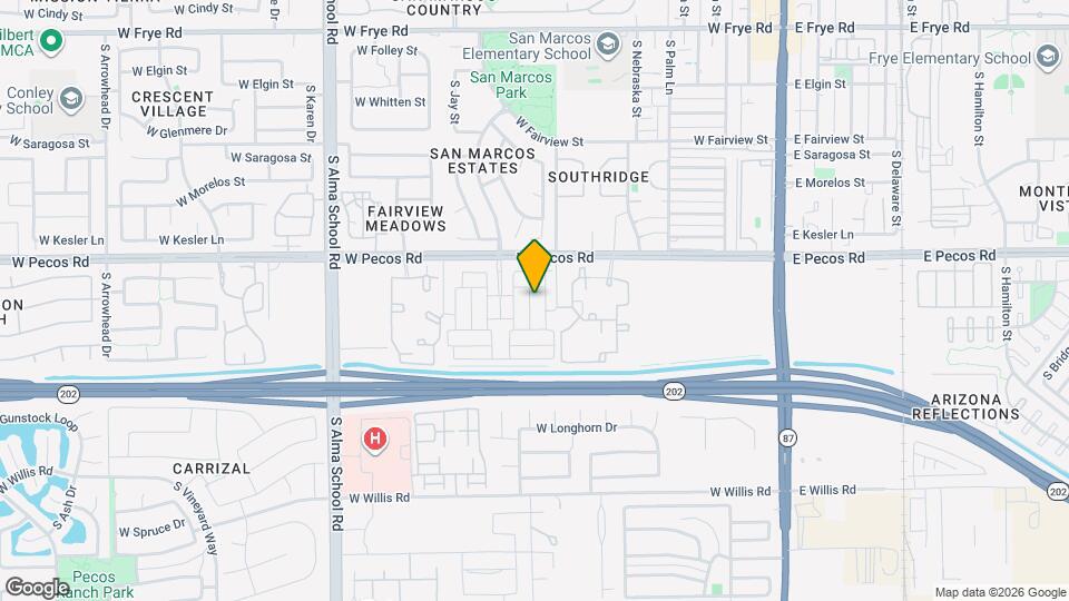 1107 S Vine St Map and Location Details