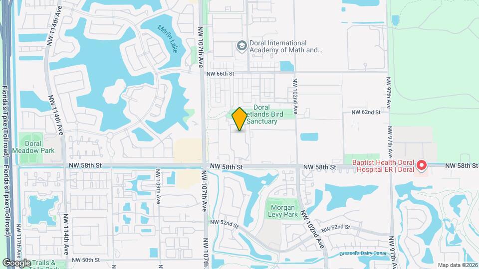 10440 NW 61st St Mapa y Detalles de la Ubicación