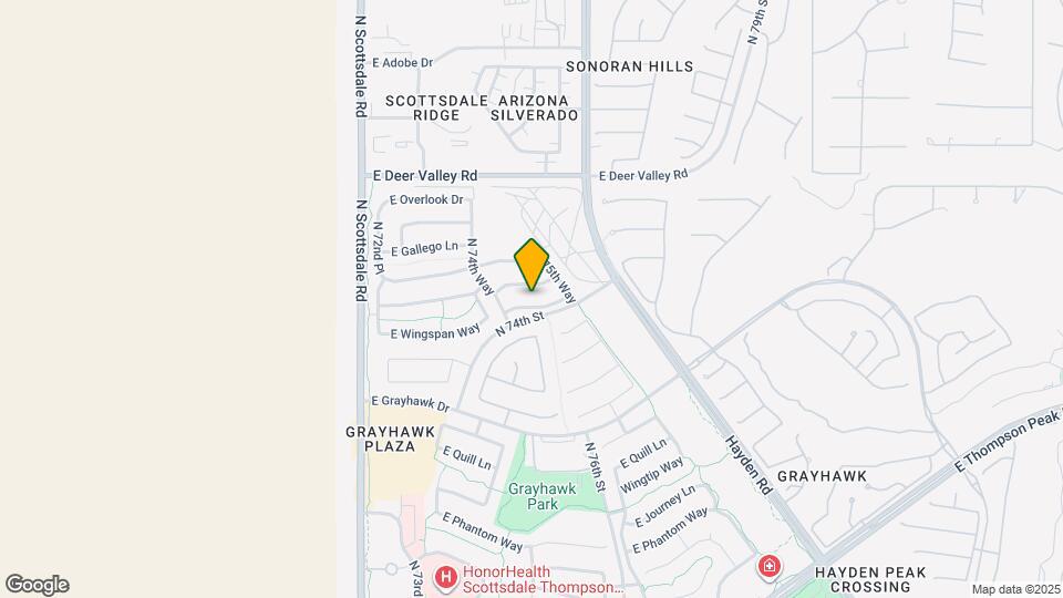 7514 E Wingspan Way Map and Location Details
