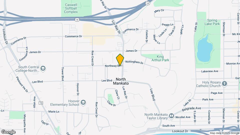 1711 Northway Dr Map and Location Details