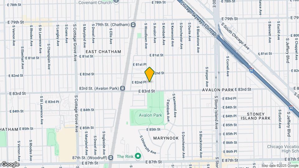 8239 S Woodlawn Ave Map and Location Details