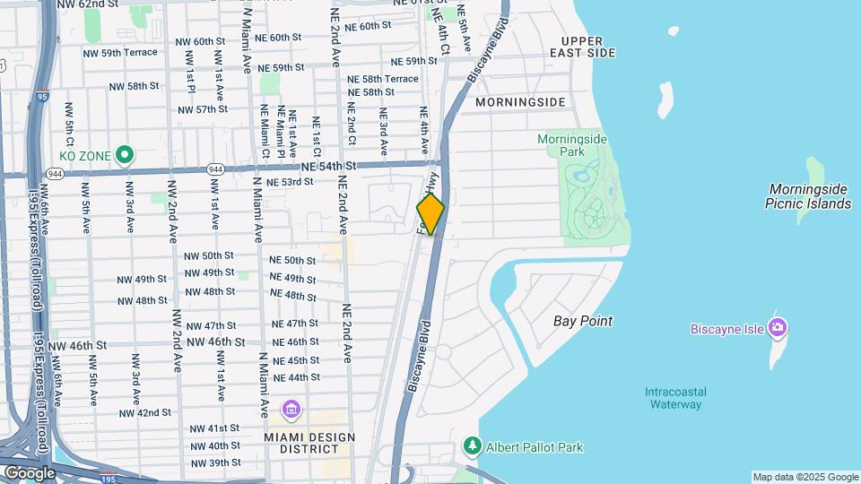 5050 Biscayne Blvd Map and Location Details