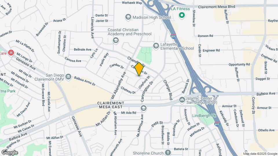 4386 Chelford St Map and Location Details