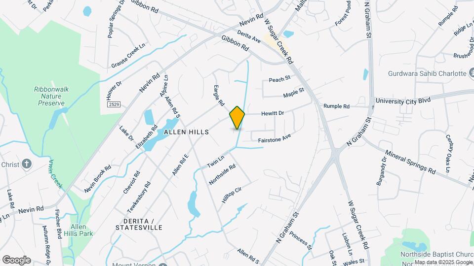 2316 Eargle Rd Map and Location Details