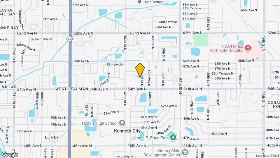 5518 61st St N Map and Location Details