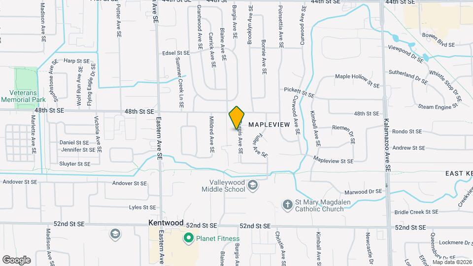 4875 Burgis Ave SE Map and Location Details