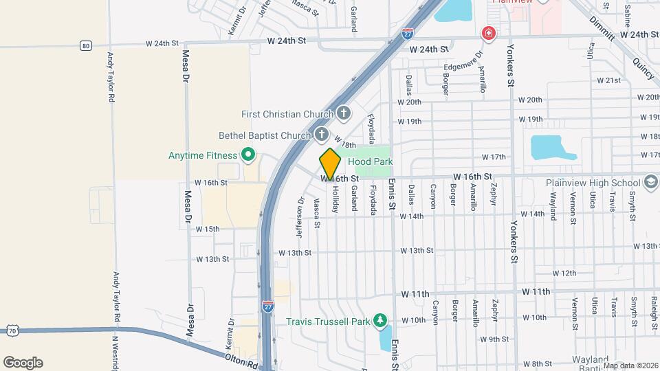 1415 Holliday Map and Location Details