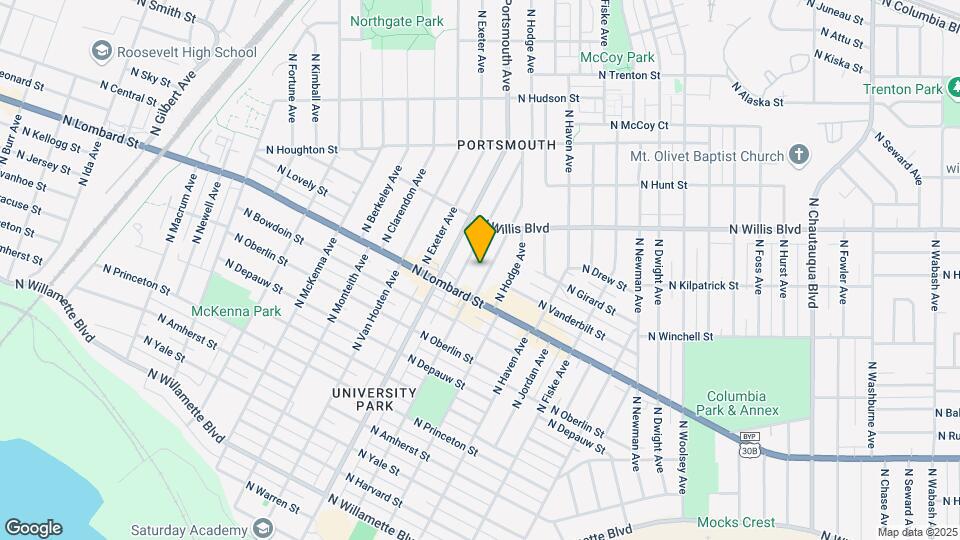 7703 N Hereford Ave Map and Location Details