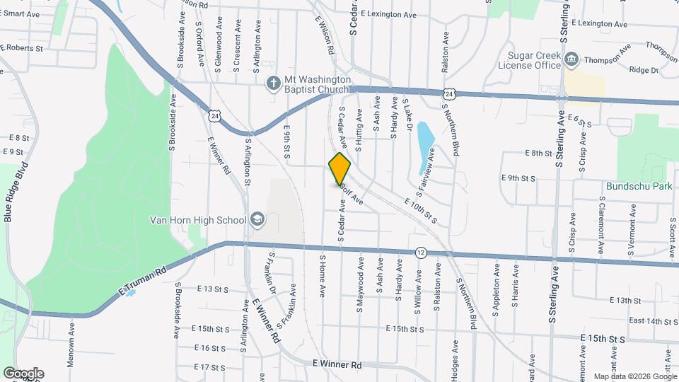 10117 E Golf Ave Map and Location Details