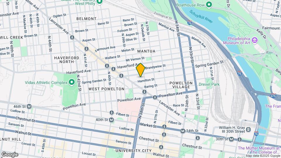 3817 Hamilton St Map and Location Details