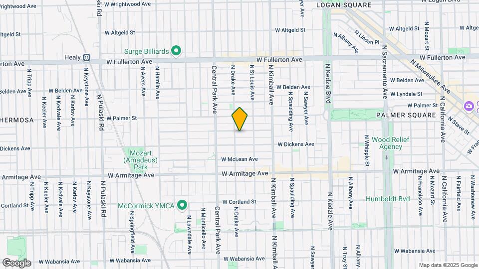 3529 W Shakespeare Ave Mapa y Detalles de la Ubicación