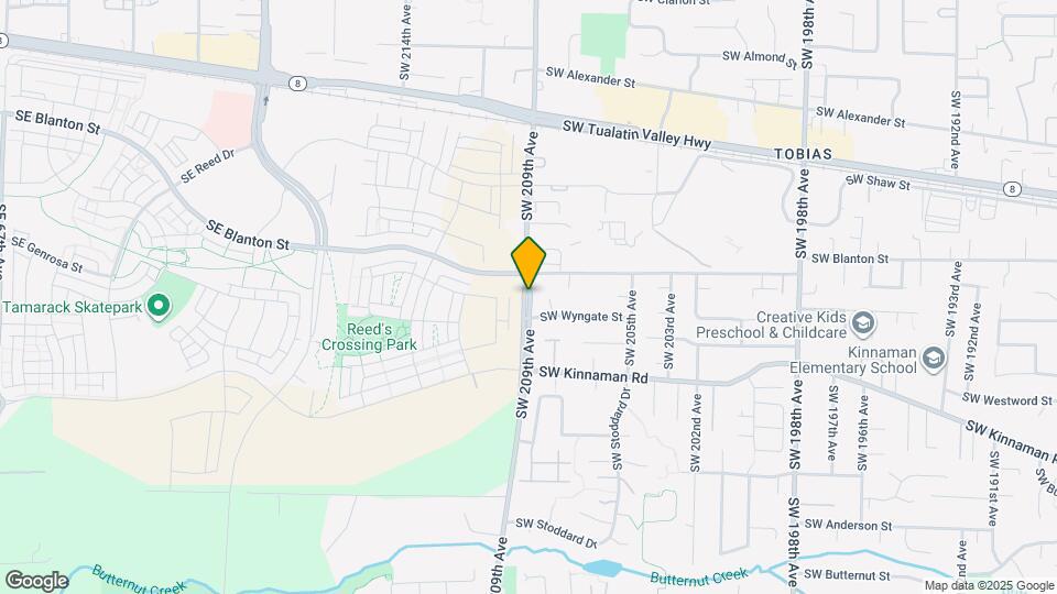 3691 SW 209th Ave Map and Location Details