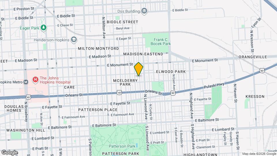 508 N Streeper St Map and Location Details