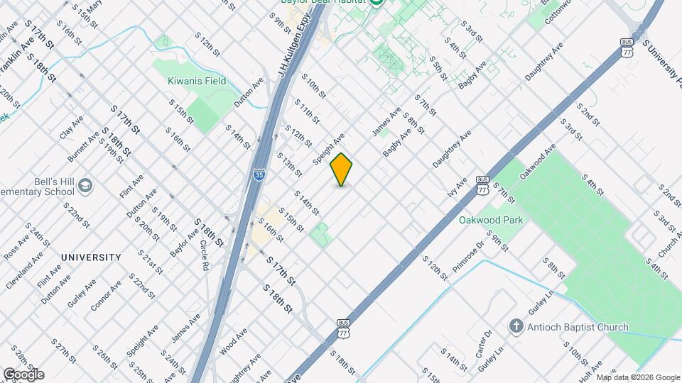 1209 Bagby Ave Map and Location Details