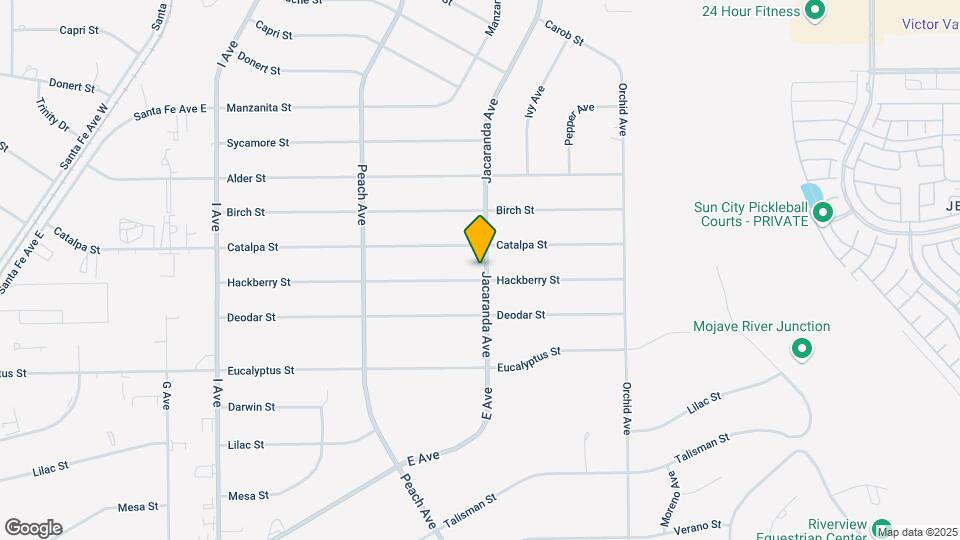 18220 Hackberry St Map and Location Details