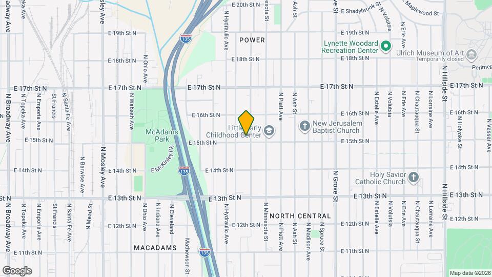 1607 N Minneapolis St Map and Location Details