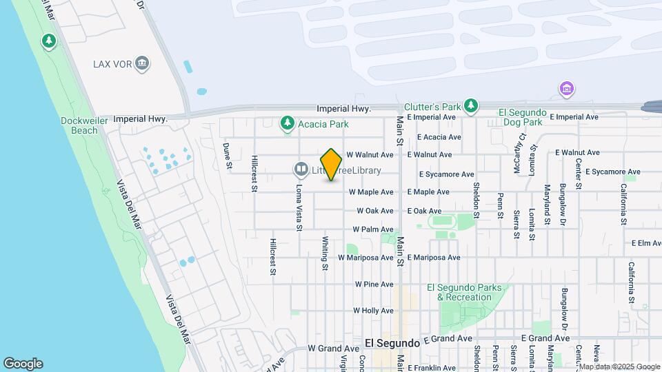 423 W Maple Ave, Unit Back House Map and Location Details