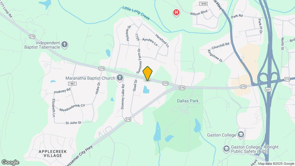 1509 Dallas Cherryville Hwy Map and Location Details