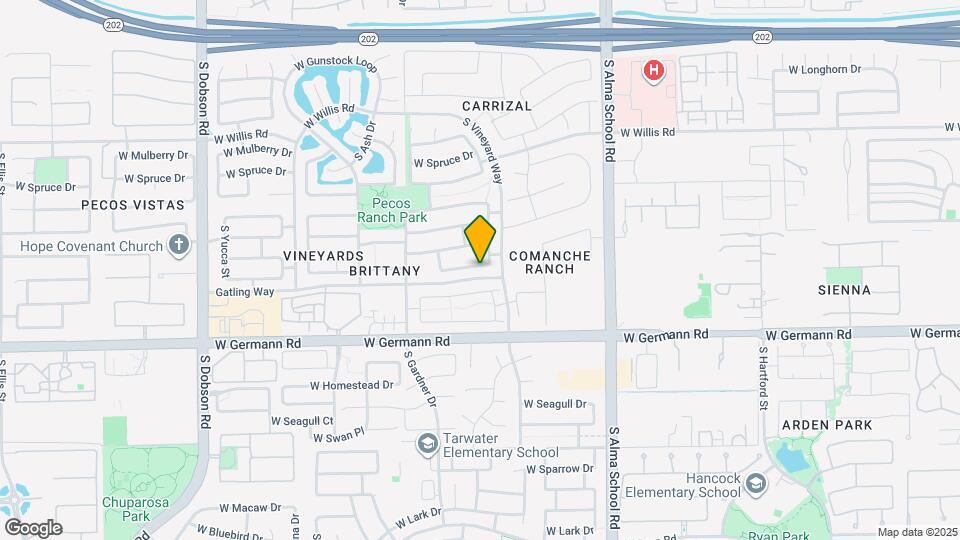 1325 W Musket Way Map and Location Details