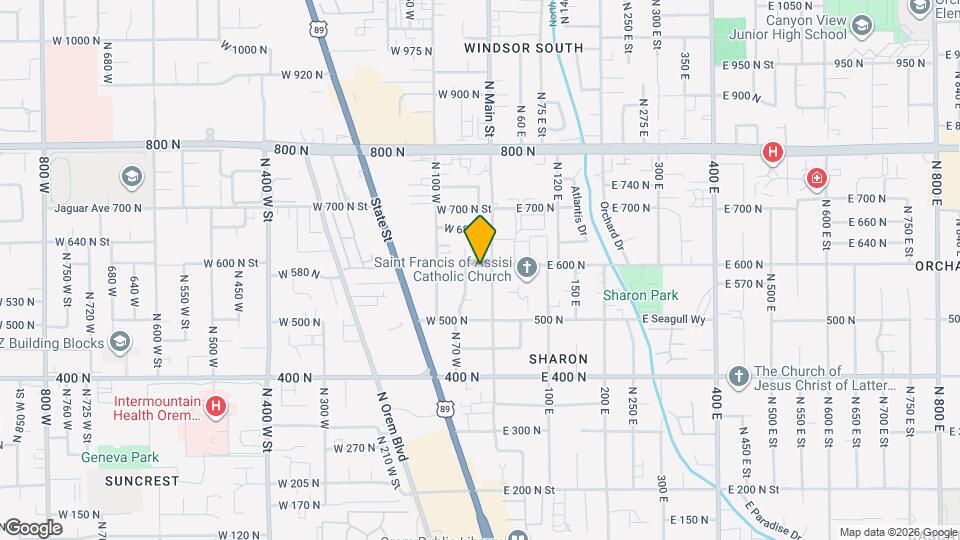 37 W 600 N St Map and Location Details