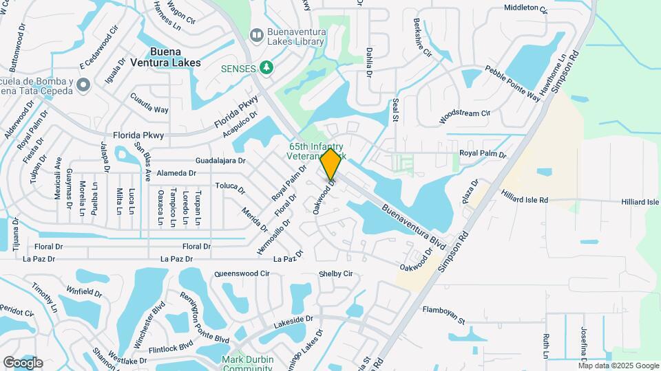 Oakwood Villas Inc Map and Location Details