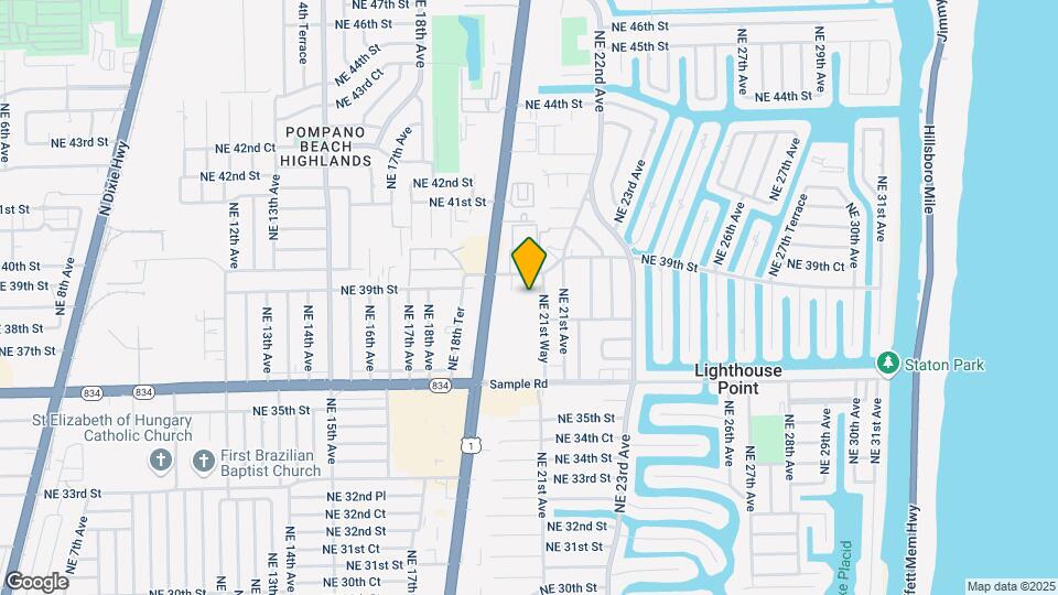 2050 NE 39th St Map and Location Details