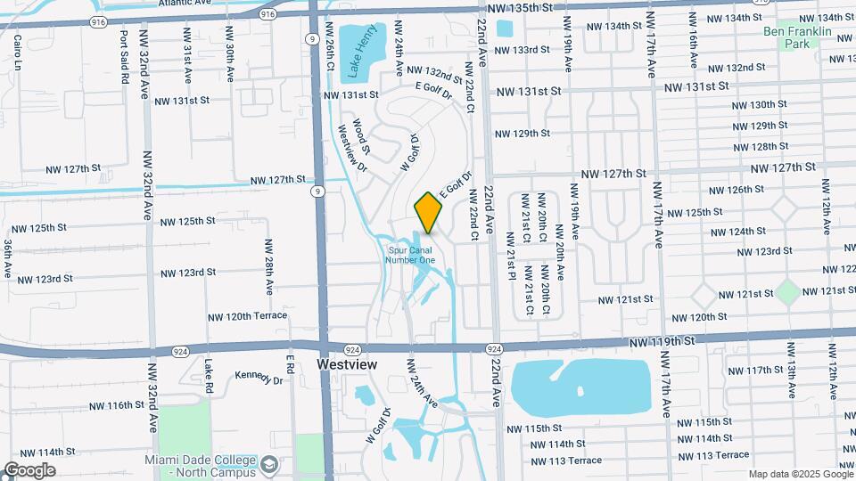 12390 NW 23rd Ct Map and Location Details