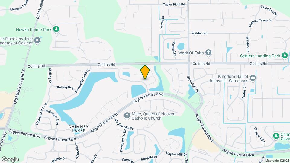 8965 Bridgecreek Dr W Map and Location Details