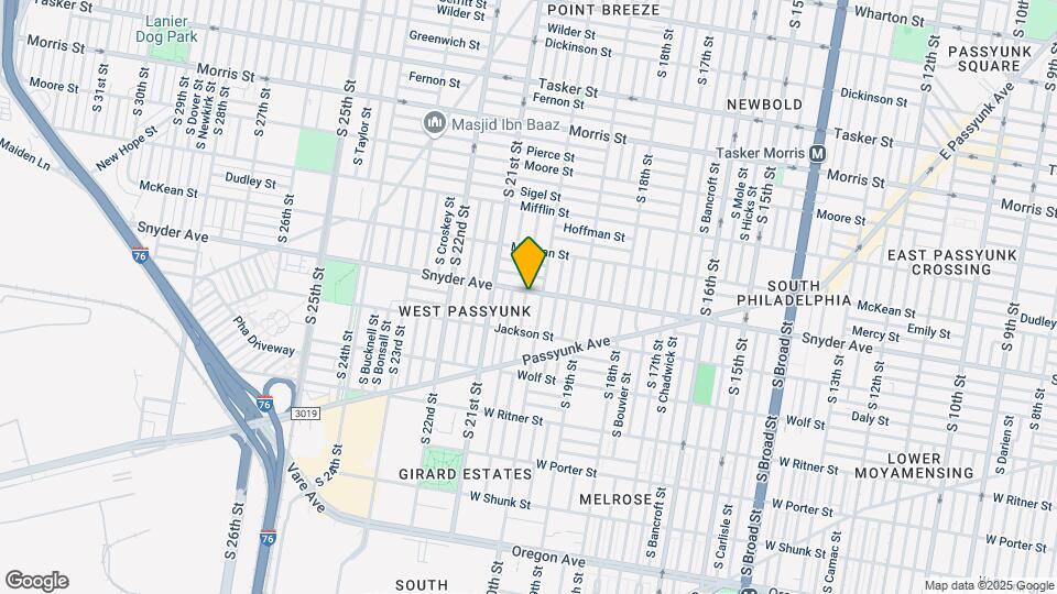 2105 S Woodstock St Map and Location Details