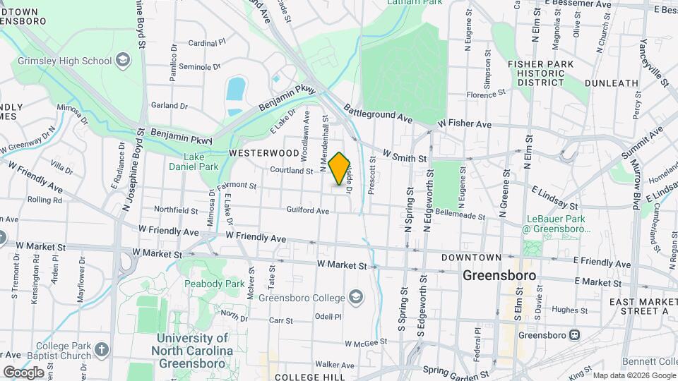 610 Fairmont St Map and Location Details