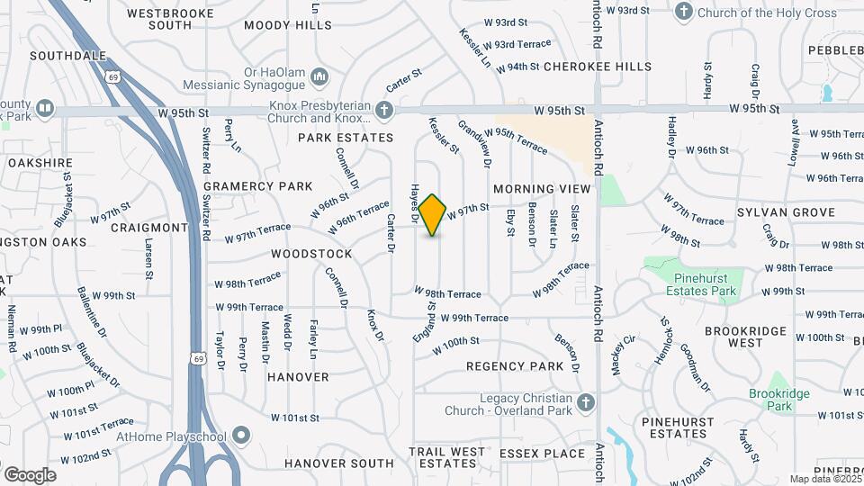 9714 England Dr Map and Location Details