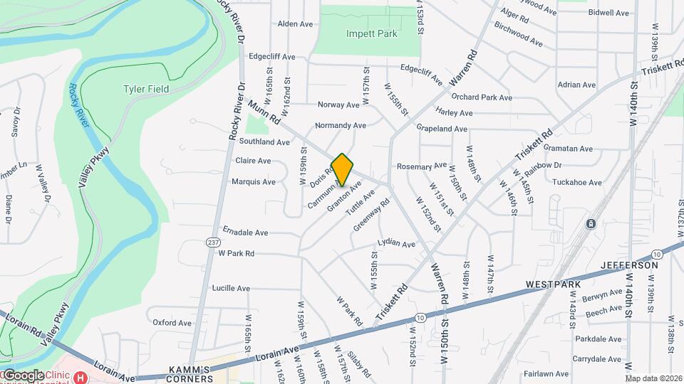 3464 Granton Ave Map and Location Details