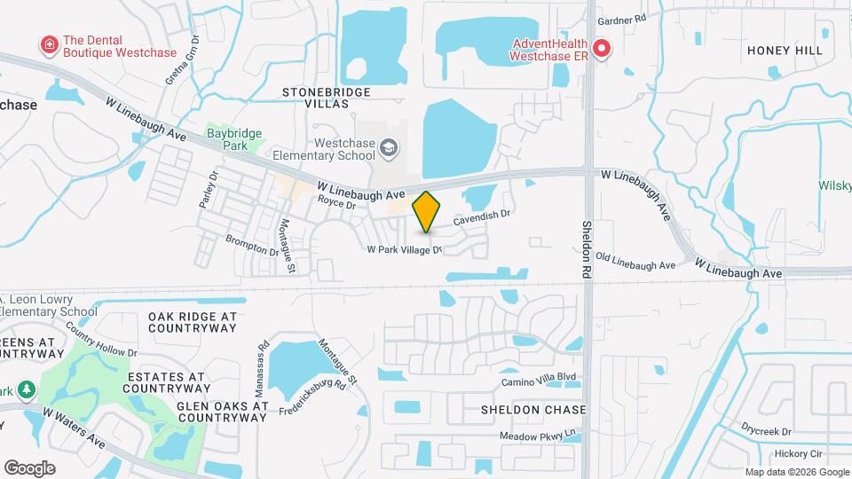 9597 Cavendish Dr Map and Location Details