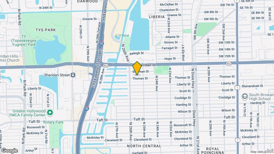 2523 Thomas St Map and Location Details