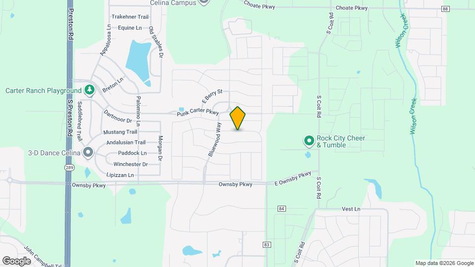 1009 Azure Ln Map and Location Details