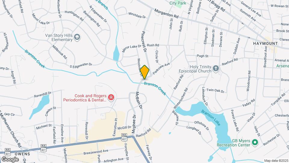 2207 McBain Dr Map and Location Details