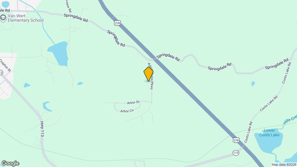 114 Arbor Chase Pkwy Map and Location Details