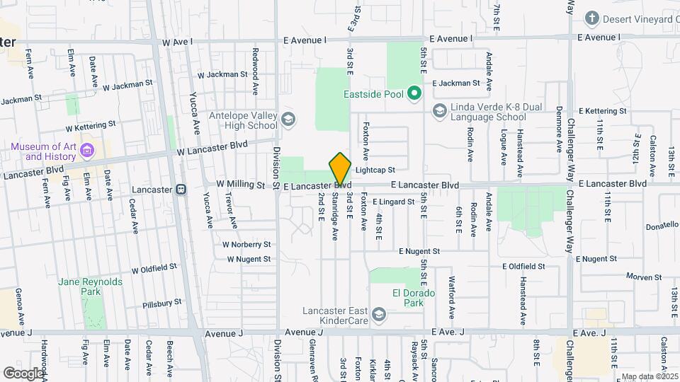 44758 Stanridge Ave Map and Location Details