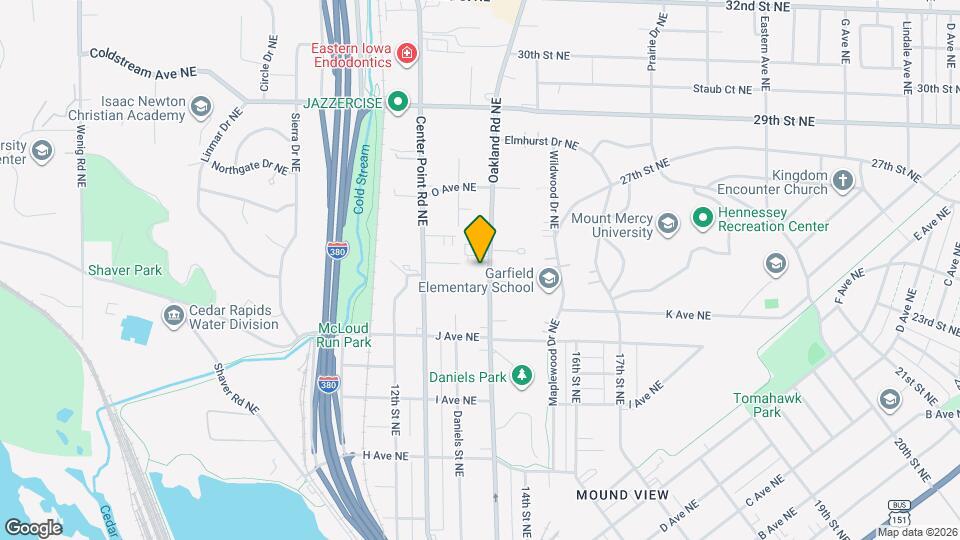 1225 Oakland Rd NE Map and Location Details