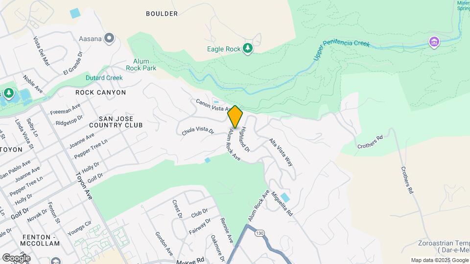 16120 Alum Rock Ave Map and Location Details