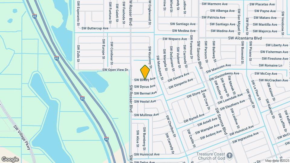 1540 SW Birkey Ave Map and Location Details