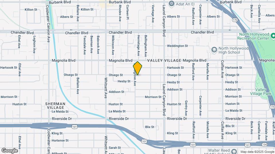12252 Otsego St Mapa y Detalles de la Ubicación