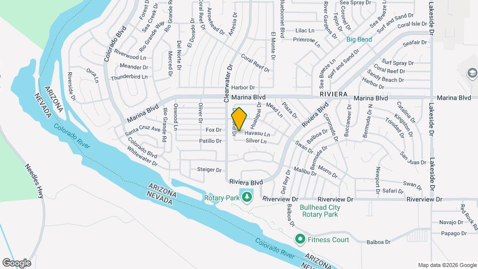 530 Havasu Ln Map and Location Details
