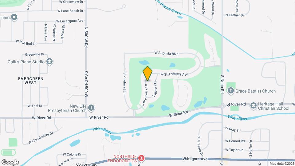 412 S Prestwick Ln Mapa y Detalles de la Ubicación