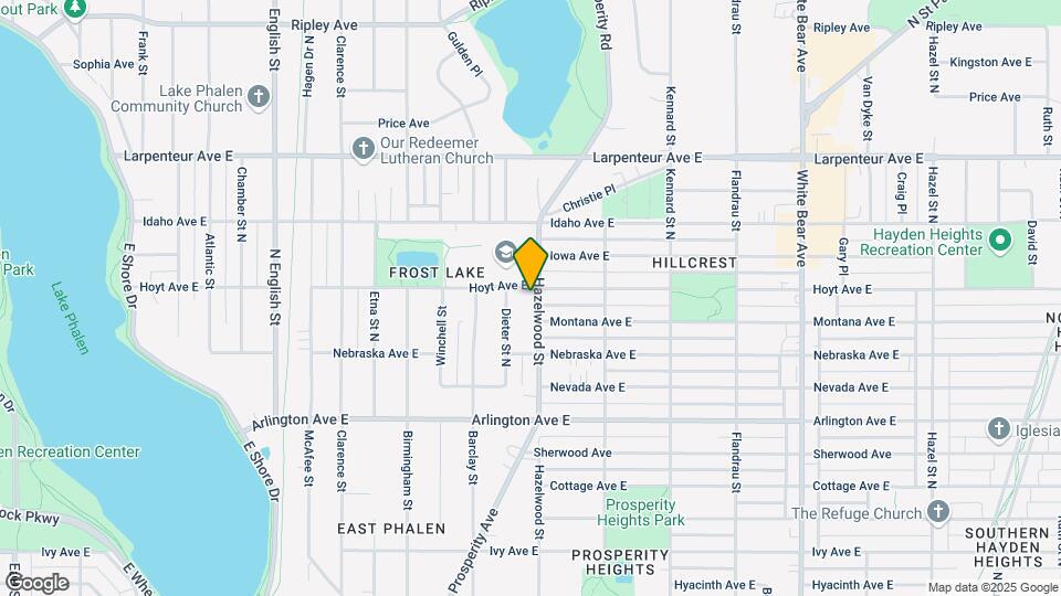 1555 Hazelwood St Map and Location Details